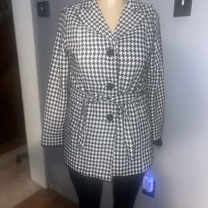 Wodyn houndstooth coat - L